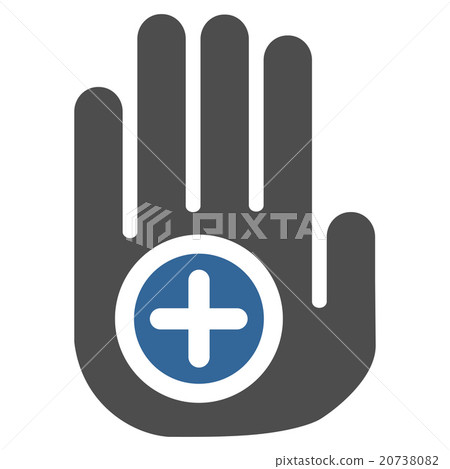 Hand Medical Marker Icon 20738082
