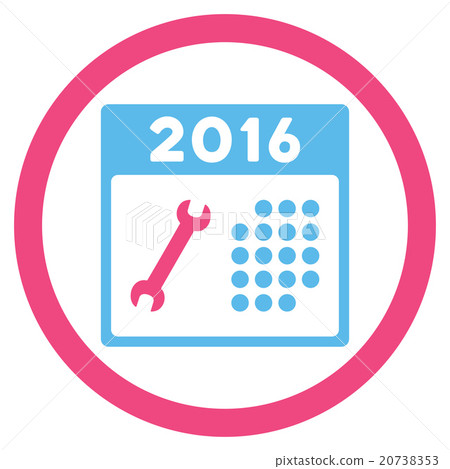 2016 Service Calendar Icon 2016 Service Calendar Icon 20738353