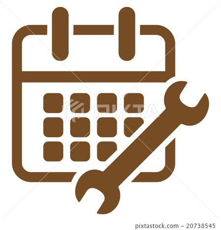 Calendar Configure Icon Calendar Configure Icon 20738545