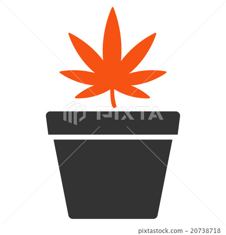 Cannabis Pot Icon 20738718
