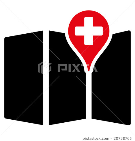 Medical Map Icon 20738765