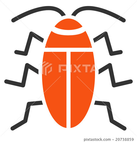 Cockroach Flat Icon Cockroach Flat Icon 20738859