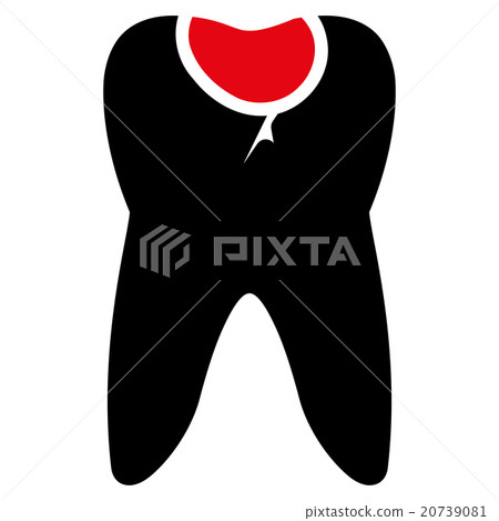 Tooth Caries Icon 20739081