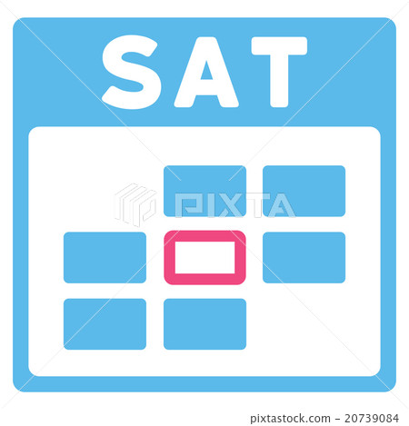 Saturday Flat Icon 20739084
