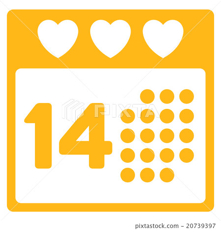 Valentine Love Date Icon Valentine Love Date Icon 20739397