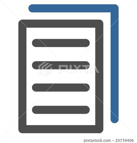 Copy Document Icon 20739406