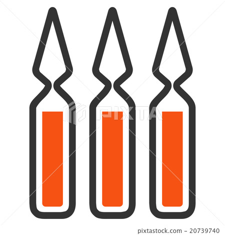 Ampoules Flat Icon Ampoules Flat Icon 20739740