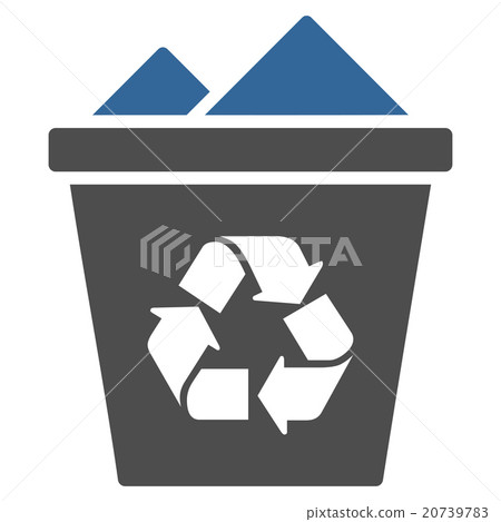 Full Recycle Bin Icon 20739783