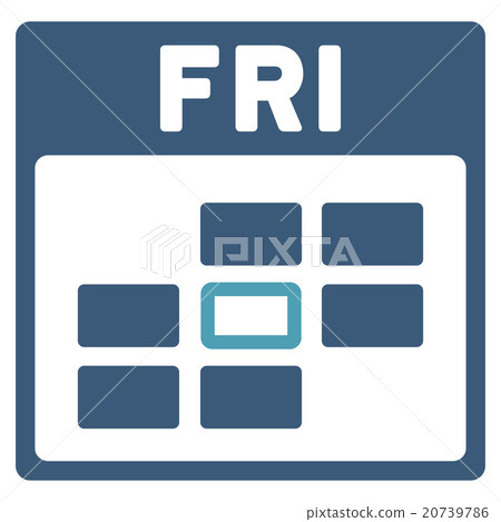 Friday Flat Icon Friday Flat Icon 20739786