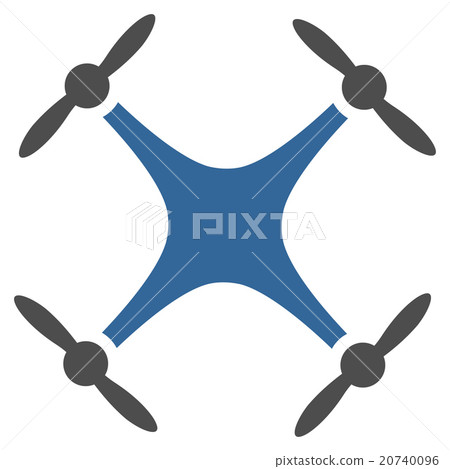 Airdrone Flat Icon Airdrone Flat Icon 20740096