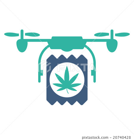 Drugs Drone Delivery Icon Drugs Drone Delivery Icon 20740428
