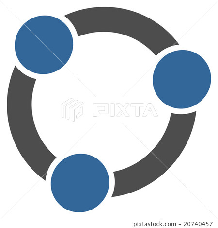 Collaboration Flat Icon 20740457