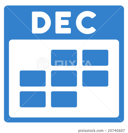 December Flat Icon December Flat Icon 20740887