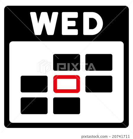 Wednesday Flat Icon Wednesday Flat Icon 20741711