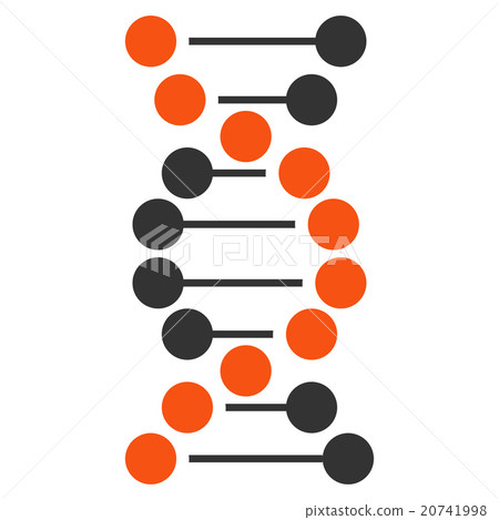 DNA Flat Icon 20741998