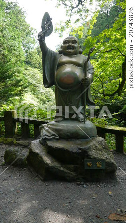 Stock Photo: the seven deities of good fortune, daikokuten, the god of wealth