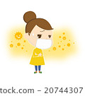 婦女的例證掩蓋了（冷·花粉·麻煩·麻煩）8 20744307