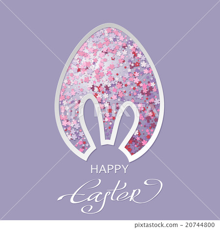 vector illustration of Happy Easter greeting card vector illustration of Happy Easter greeting card 20744800