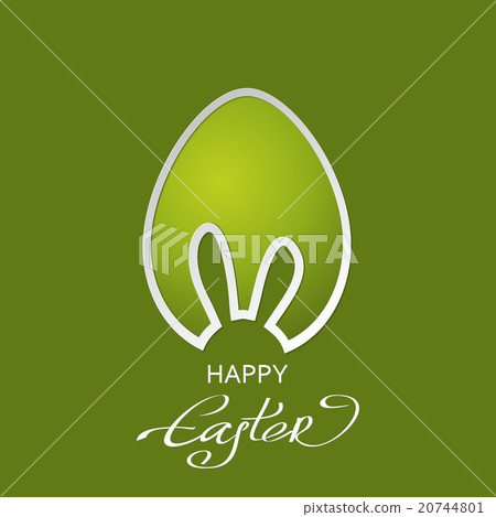 vector illustration of Happy Easter greeting card vector illustration of Happy Easter greeting card 20744801
