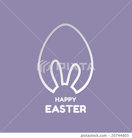 vector illustration of Happy Easter greeting card vector illustration of Happy Easter greeting card 20744803