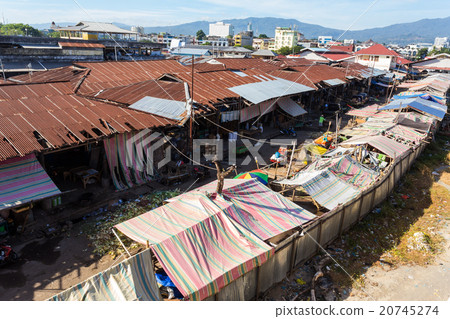 poor houses by the river in shantytown poor houses by the river in shantytown 20745274