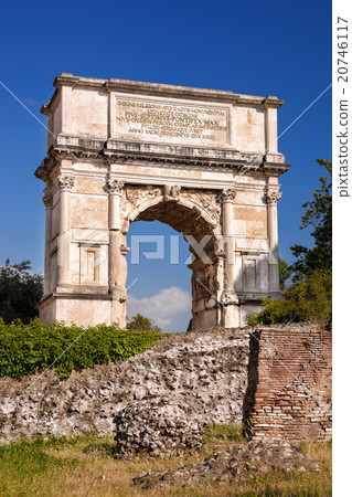Arch of Titus on Roman Forum in Rome, Italy Arch of Titus on Roman Forum in Rome, Italy 20746117