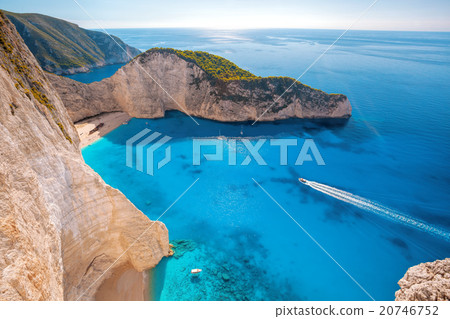 Navagio beach with shipwreck on Zakynthos,Greece 20746752