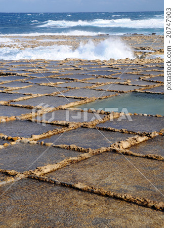 Salt evaporation ponds Salt evaporation ponds 20747903
