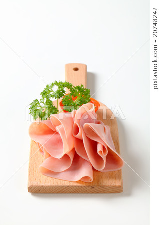 图库照片: sliced ham