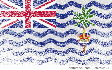 Flag of British Indian Ocean Territory with old te 20750427