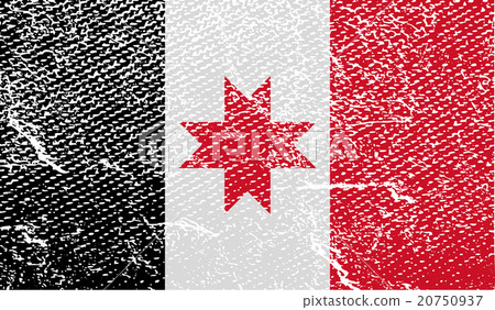 Flag of Udmurtia with old texture. Vector Flag of Udmurtia with old texture. Vector 20750937