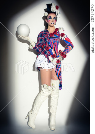 mysterious jester character mysterious jester character 20754270