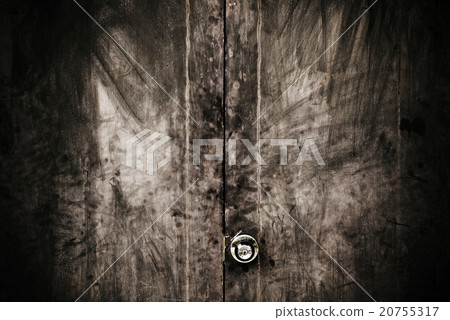Weathered barn wood background in black and white. 20755317
