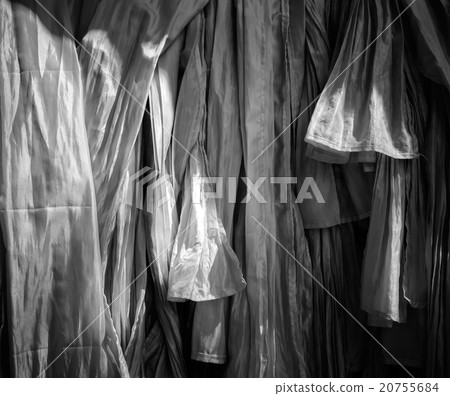 Texture of handmade Thai silk and cotton 20755684