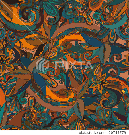 Hand-drawn abstract seamless pattern 20755779
