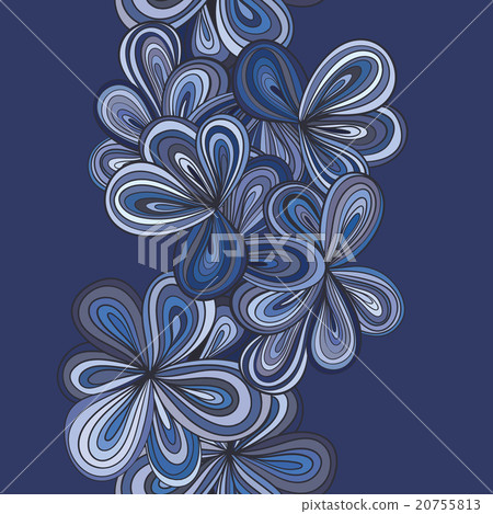 Hand-drawn abstract seamless pattern 20755813
