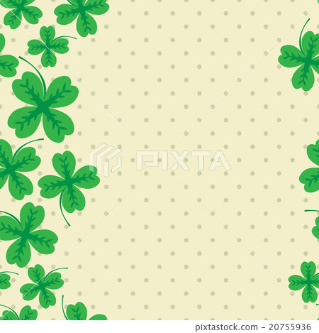 St Patric day pattern with green clover leafs 20755936