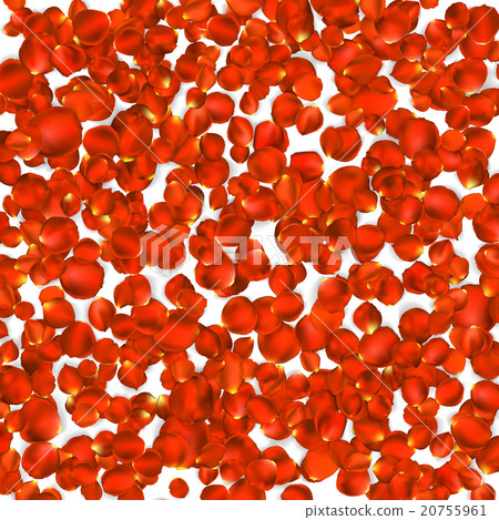 Background of beautiful red rose petals. EPS 10 - Stock Illustration ...