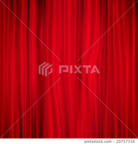 Red curtain. EPS 10 20757316