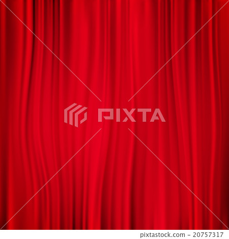 Red curtain background. EPS 10 20757317