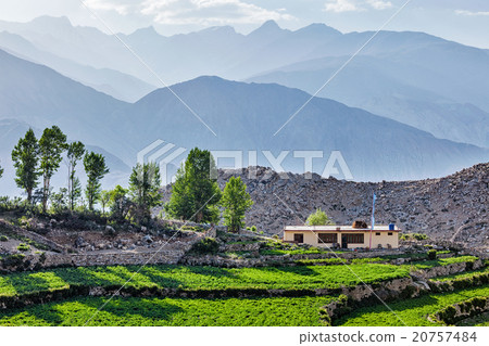 Village in Himalayas 20757484
