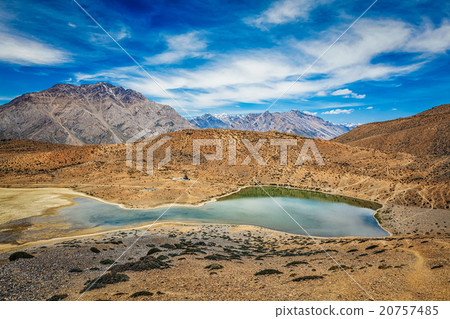 Dhankar lake in Himalayas 20757485