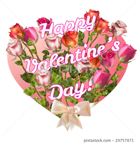 Valentine vintage card. EPS 10 20757871