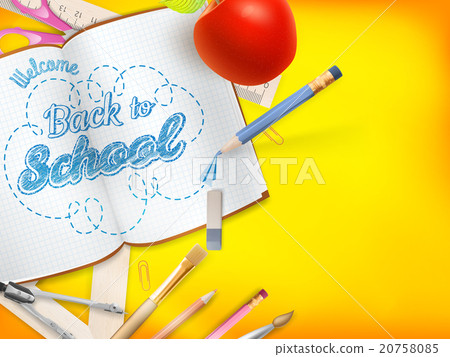 Back to school sale design. EPS 10 Back to school sale design. EPS 10 20758085