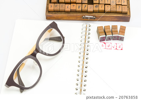 Stamp alphabet with the word LOVE  20763858