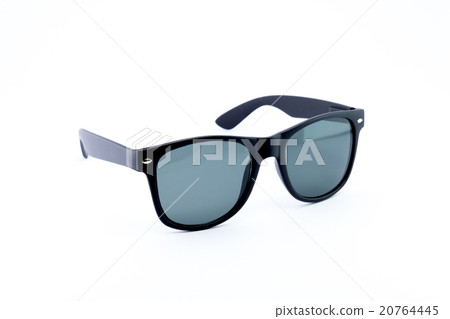 Black glasses to improve eyesight isolated  20764445