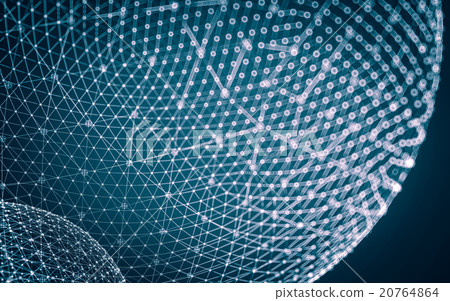 Abstract polygonal space low poly dark background Abstract polygonal space low poly dark background 20764864