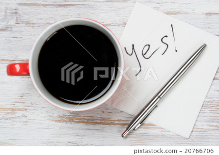 Message written on napkin Message written on napkin 20766706