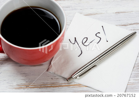 Message written on napkin Message written on napkin 20767152