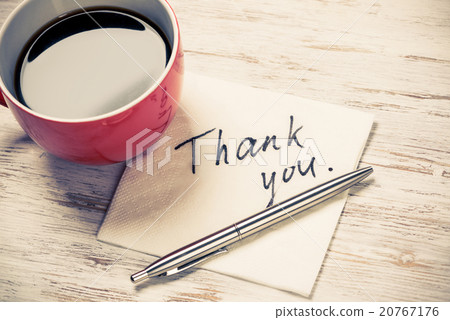 Message written on napkin Message written on napkin 20767176